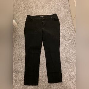 Lee Women's Black Jeans- 18W